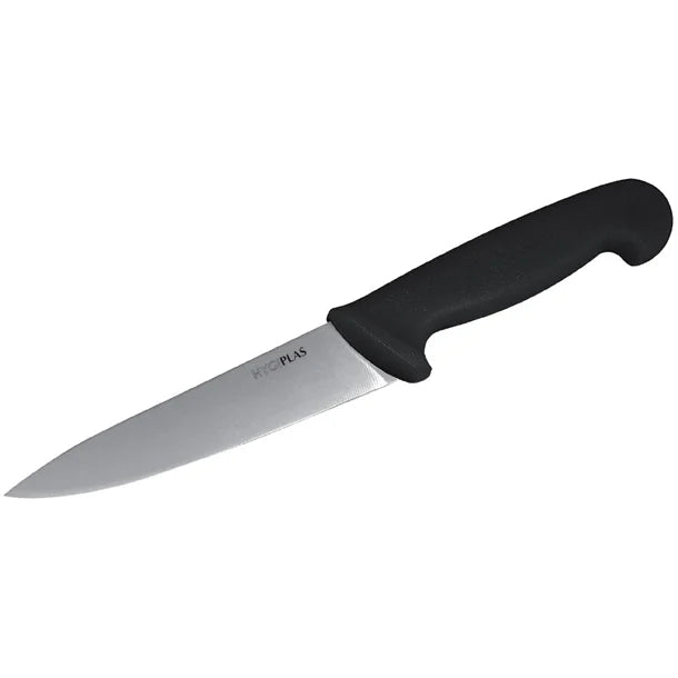 Hygiplas 7-Piece Knife Starter Set with 26.5cm Chef Knife & Roll Bag