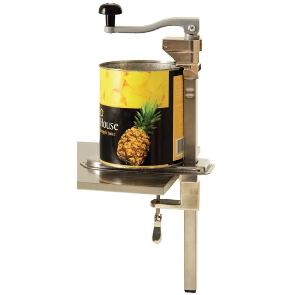Vogue Bench Can Opener 20in Stainless steel | Size: 530(H)mm | Opens cans of up to 14"