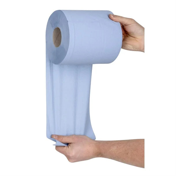 Jantex Centrefeed Blue Rolls 2-Ply 120m (6 Pack)