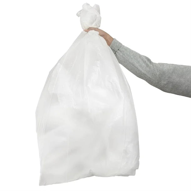 Jantex Medium Duty Bin Bags Clear 90Ltr (200 Pack)