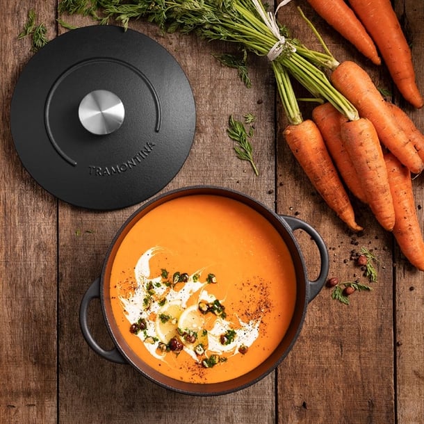 Tramontina Enamel Cast Iron Casserole Dish 24cm