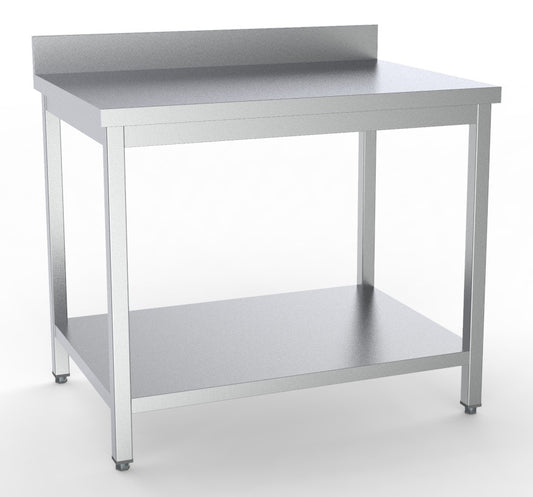 600 WORKTABLE BOTTOM SHELF UPSTAND FLAT PACKED 1000