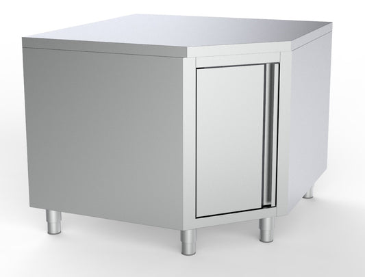 WORKTABLE CORNER WITH DOOR 1000/1000 FOR 600MM TABLES