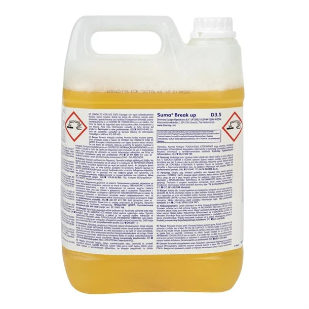 Suma Break Up D3.5 Heavy-Duty Kitchen Degreaser Concentrate 5Ltr (2 Pack)