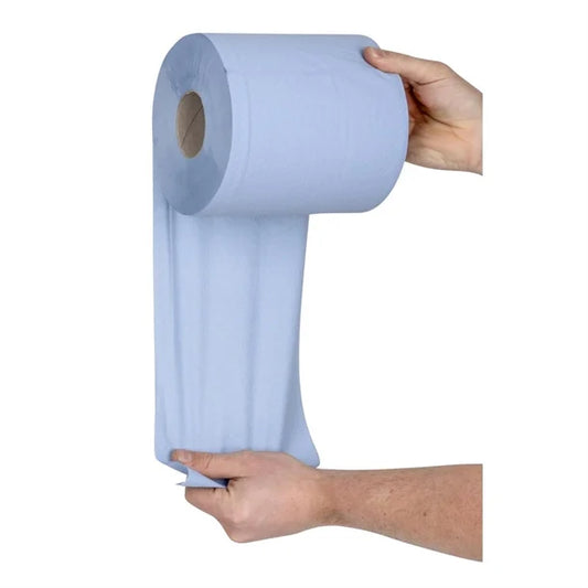 Jantex Centrefeed Blue Rolls 2-Ply 120m (6 Pack)