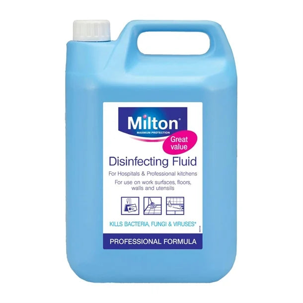 Milton Professional Disinfecting Fluid 5Ltr (2 Pack)
