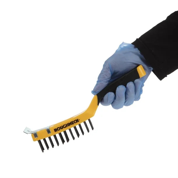 Roughneck Grill Brush With Scraper
