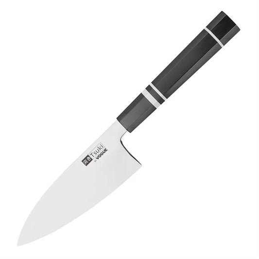 Vogue Tsuki Series 9 Deba Knife Black 15cm