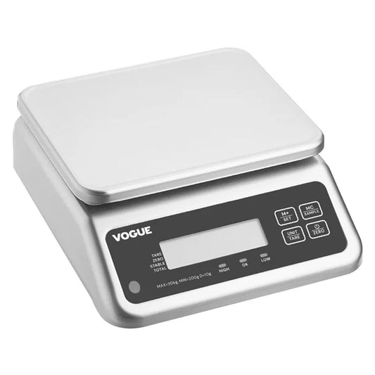 Vogue Waterproof Electric Scales 30kg Price Match Promise
