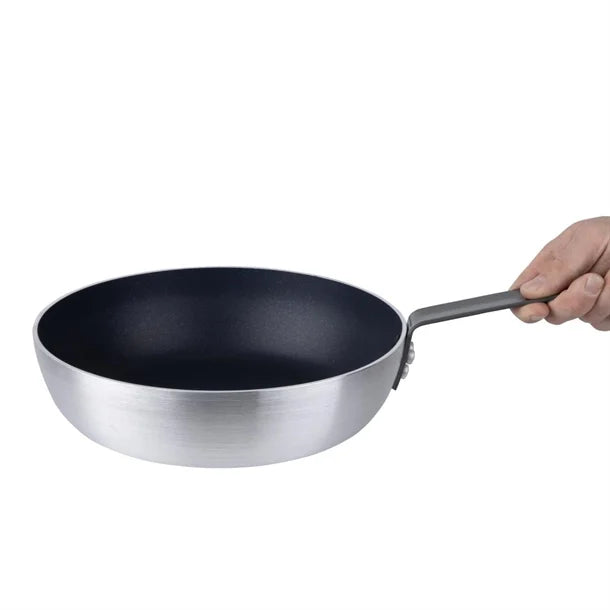 Vogue Aluminium Non-Stick Flared Induction Sauté Pan 28cm